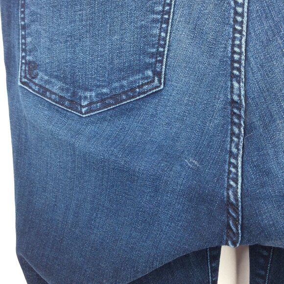 Kut from the Kloth Toothpick Skinny Jeans Womens Size 16W Blue Dark Wash Stretch - Picture 5 of 8